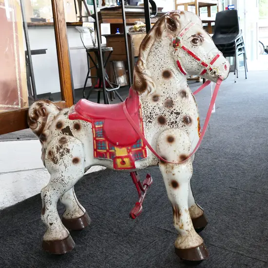MOBO RIDE ON BRONCO HORSE L. 660MM H. 800MM - C1947
